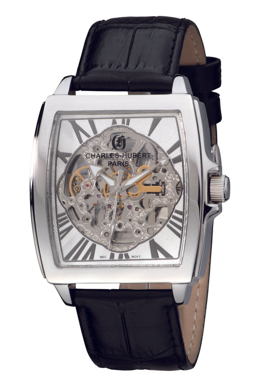 Charles Hubert Stainless Steel Automatic Watch 3888-B