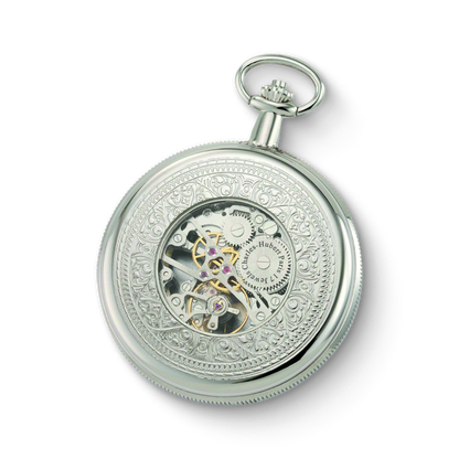 Charles Hubert Full Hunter Mechanical Pocket Watch 3909-W