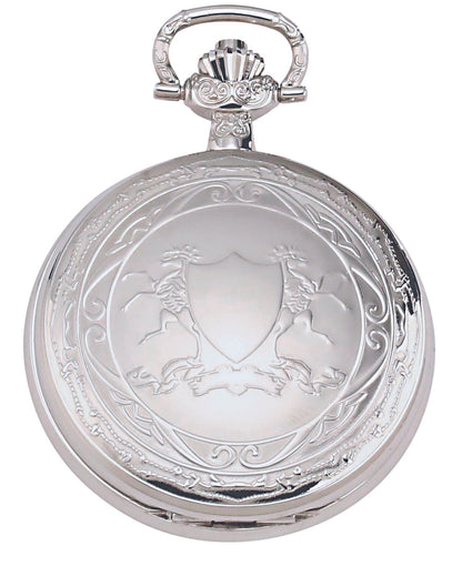 Charles Hubert Full Hunter Quartz Pocket Watch 3923