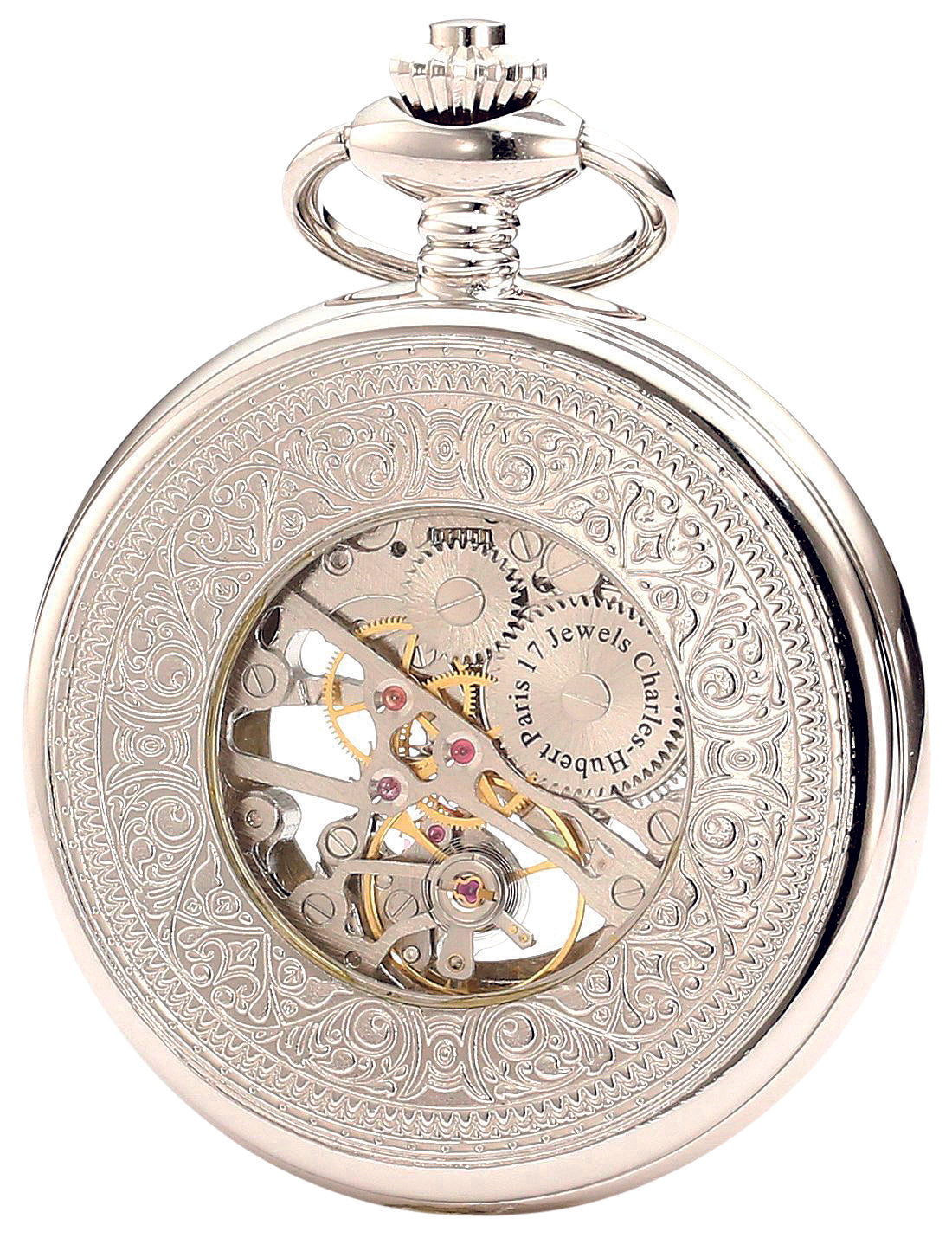 Charles Hubert Half Hunter Mechanical Pocket Watch 3928