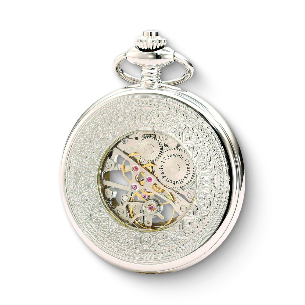 Charles Hubert Half Hunter Mechanical Pocket Watch 3928