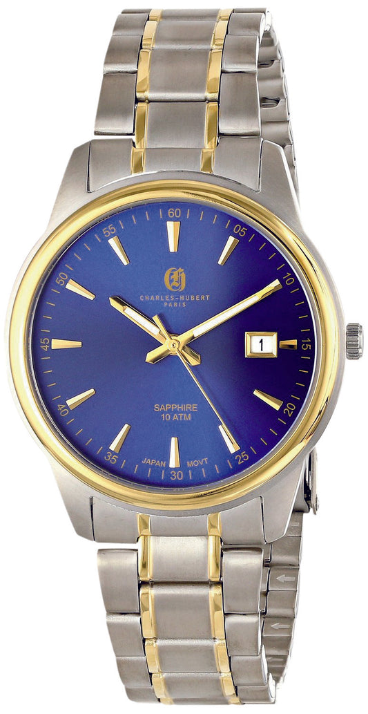 Charles-Hubert Titanium Quartz Watch 3956-E