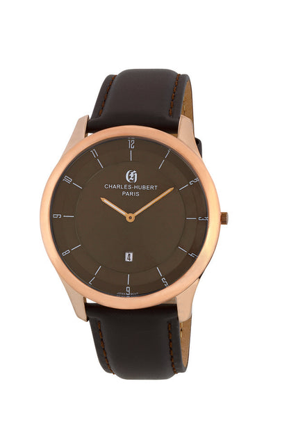 Charles Hubert Stainless Steel Quartz Watch
