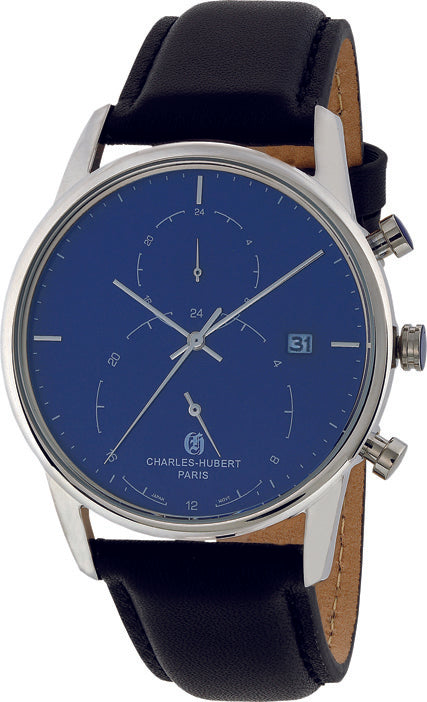 Charles Hubert Stainless Steel Quartz Watch 4001-E