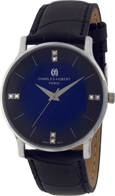 Charles Hubert Stainless Steel Quartz Watch 4002-E