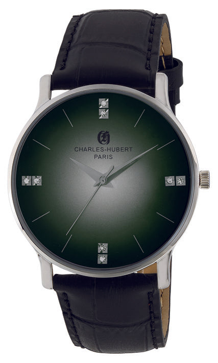 Charles-Hubert Stainless Steel Quartz Watch 4002-GN