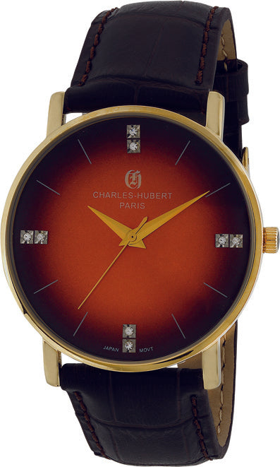 Charles-Hubert Stainless Steel Quartz Watch 4002-OR