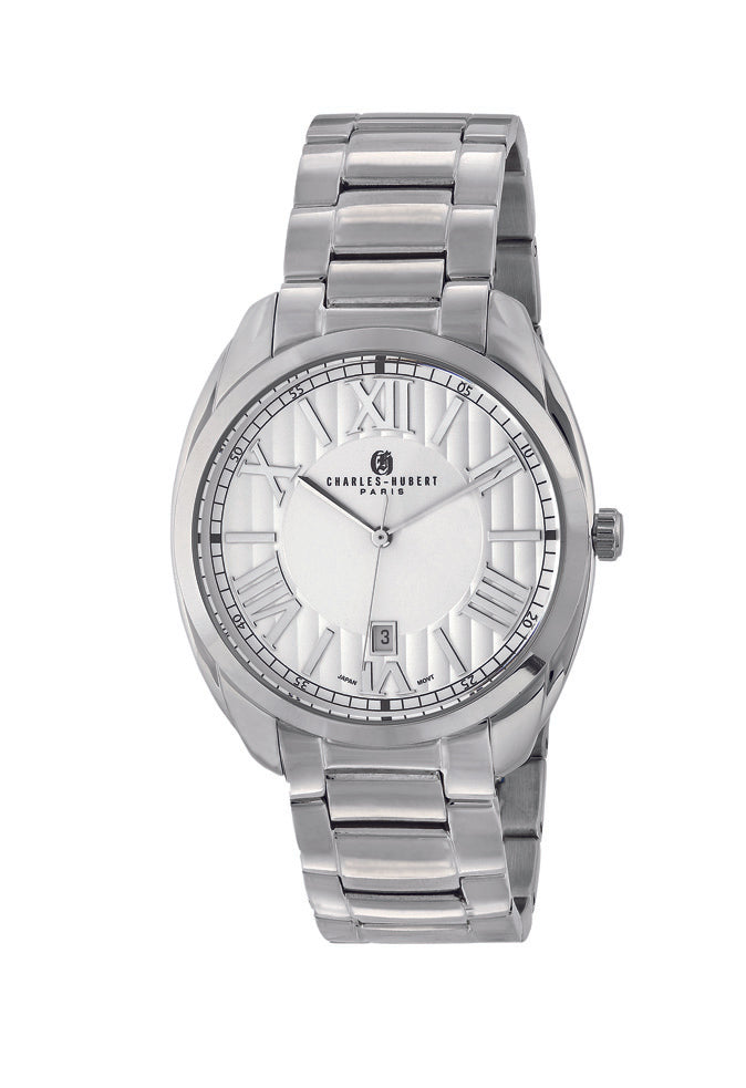 Charles-Hubert Stainless Steel Quartz Watch 4005-W