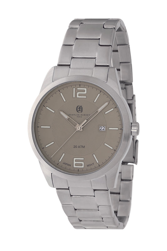 Charles-Hubert Stainless Steel Quartz Watch 4021-S