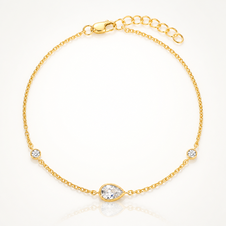 True Origin Lab Grown Diamond VS+ F+ 6.5 in with 1 in extension Complete Bracelet