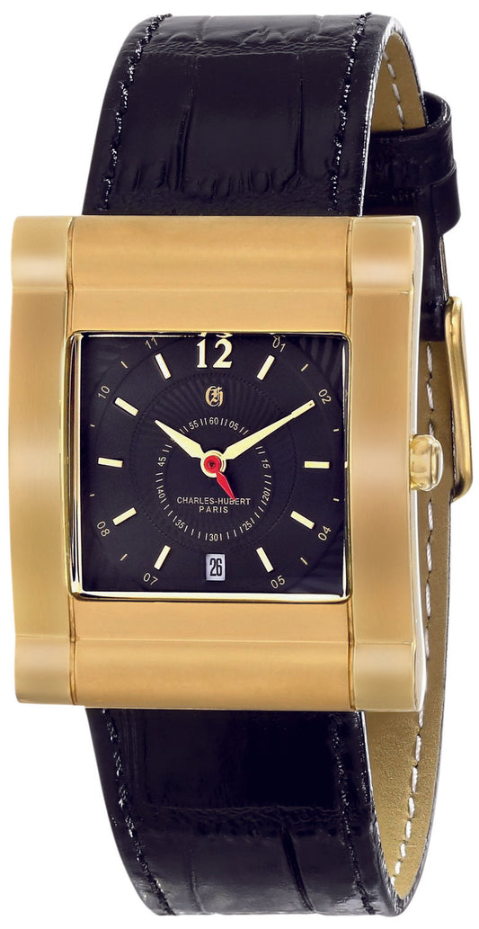 Charles-Hubert Stainless Steel Quartz Watch 6841-G