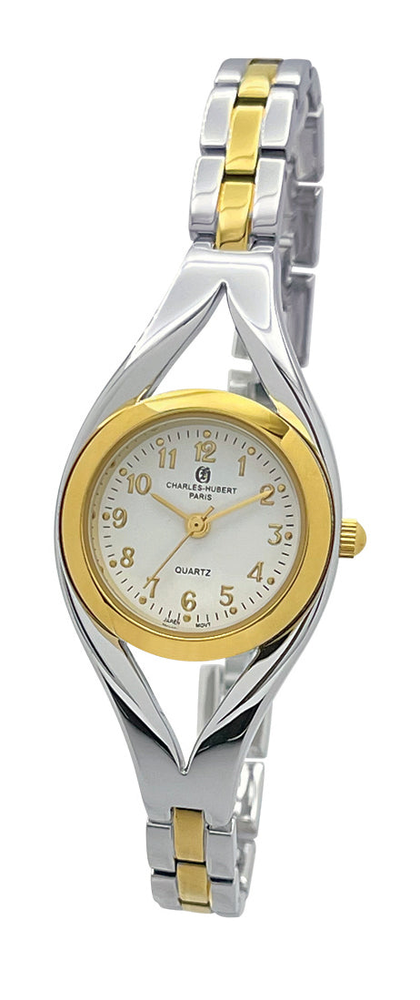 Charles-Hubert Two-Tone Quartz Watch 6928-T