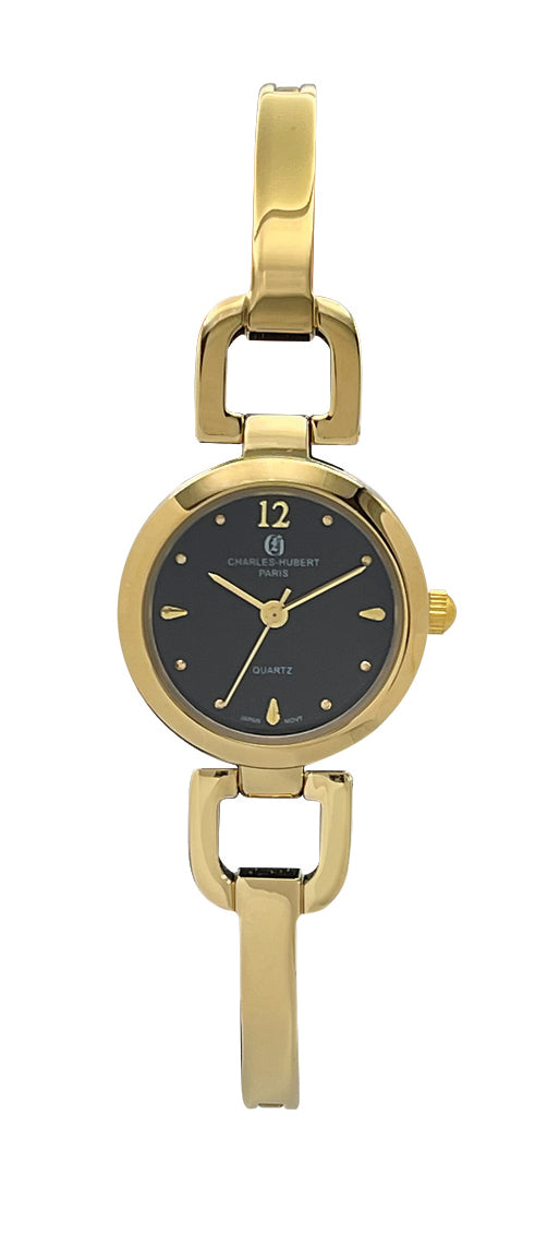 Charles-Hubert Gold-Plated Quartz Watch 6929-B