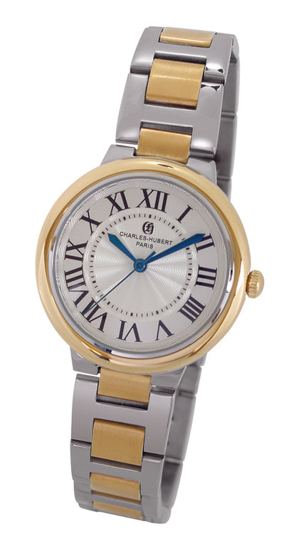 Charles-Hubert Two-Tone Stainless Steel Quartz Watch 6930-T