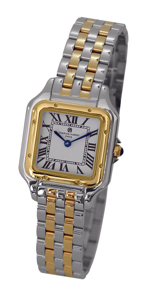 Charles-Hubert Two-Tone Stainless Steel Quartz Watch 6931-T