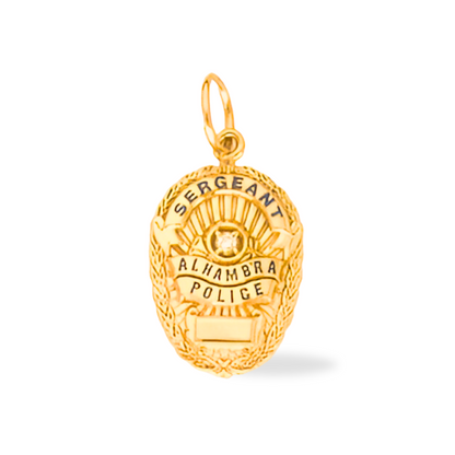 Alhambra Police Department Badge Pendant