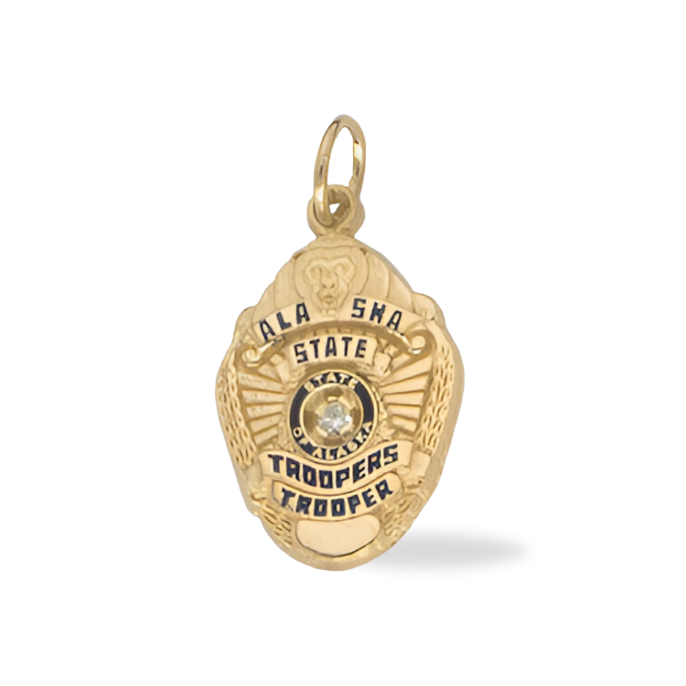 ASP Badge Pendant - Gold