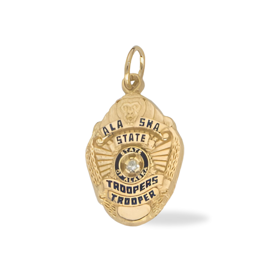 ASP Badge Pendant - Gold