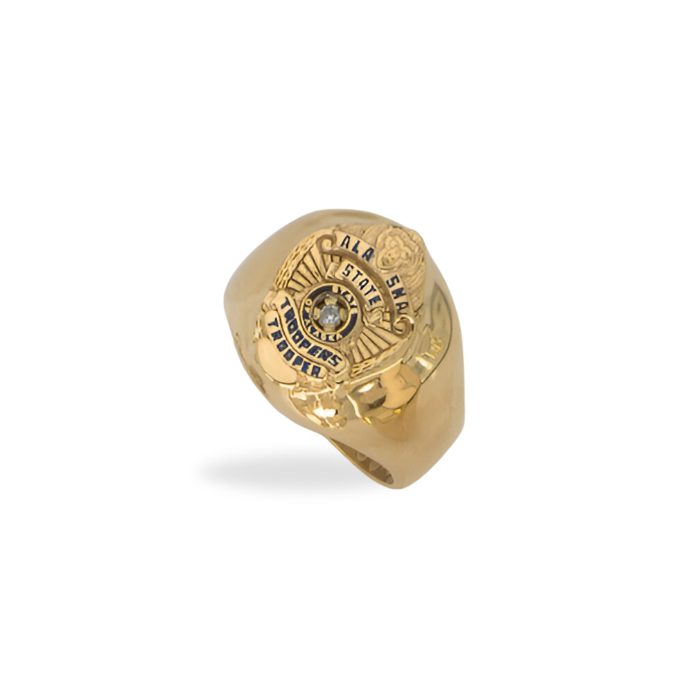 APD Medium Badge Ring