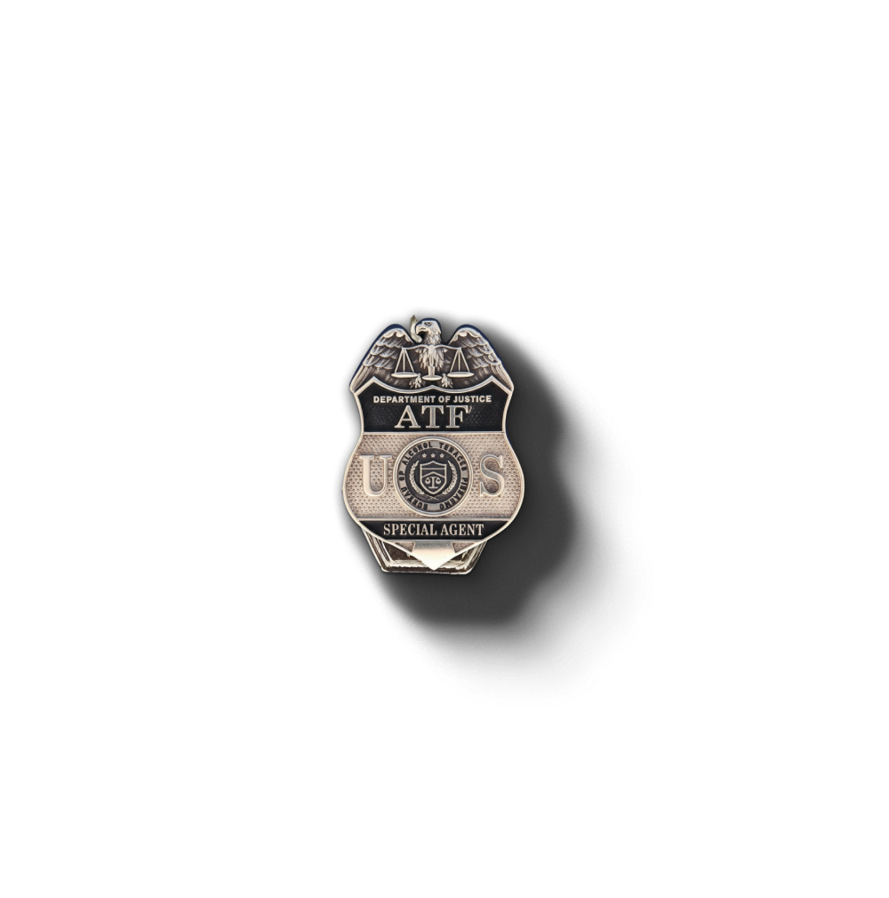 ATF Department of Justice  Badge Pendant
