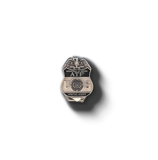 ATF Department of Justice  Badge Pendant