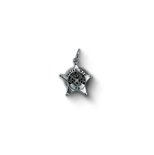Aisip Police Department Star Badge Pendant