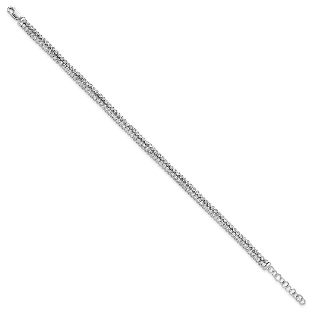 True Origin Lab Grown Diamond VS+ F+ 7 in with 1 in extension Complete Bracelet