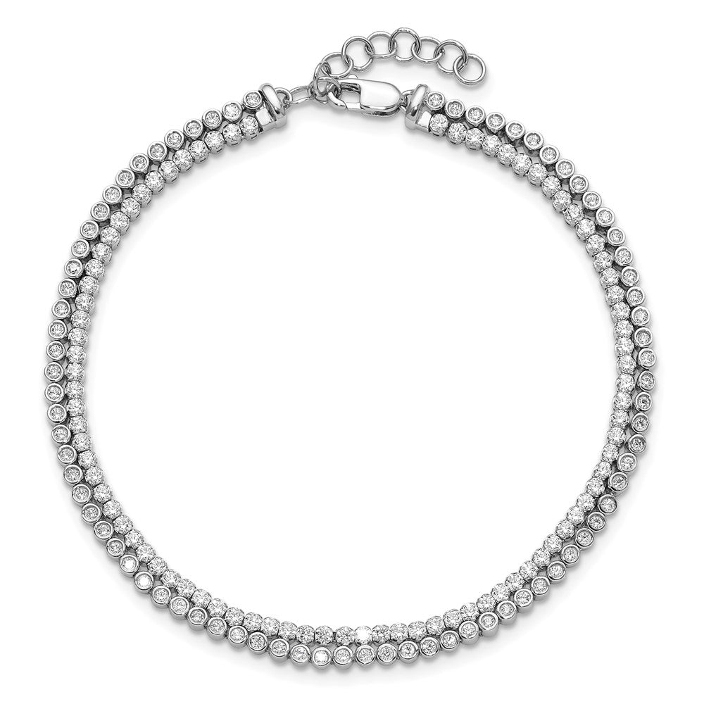 True Origin Lab Grown Diamond VS+ F+ 7 in with 1 in extension Complete Bracelet