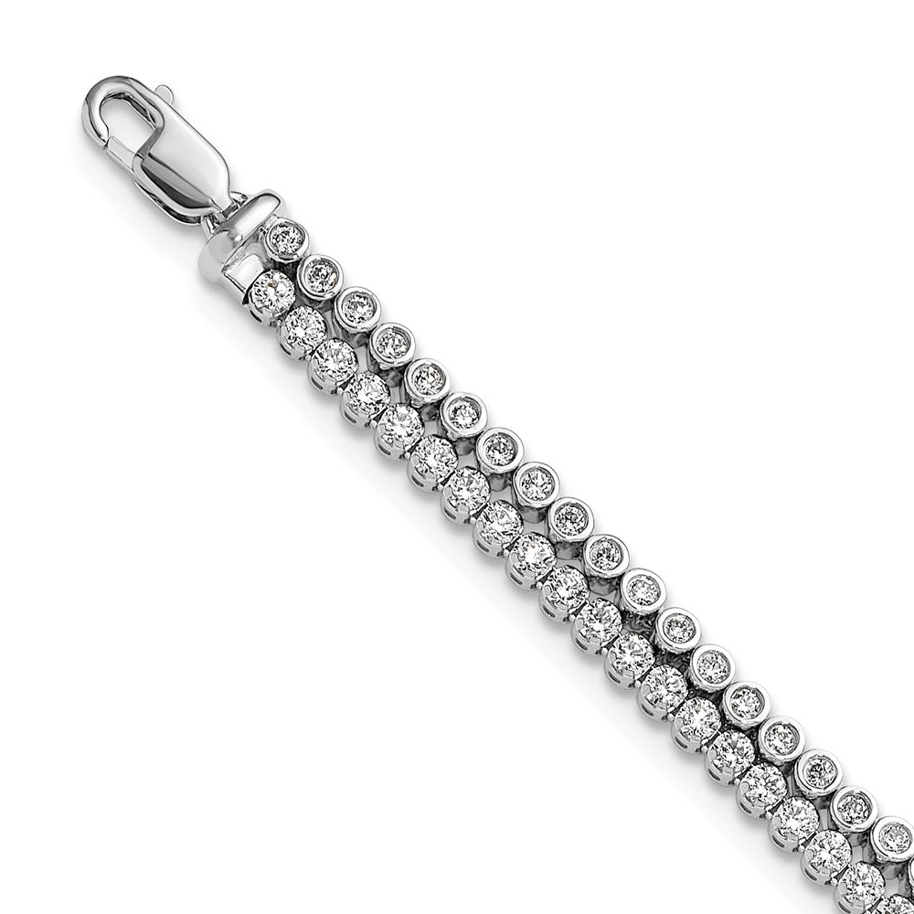 True Origin Lab Grown Diamond VS+ F+ 7 in with 1 in extension Complete Bracelet