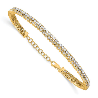 True Origin Lab Grown Diamond VS+ F+ 7 in with 1 in extension Complete Bracelet