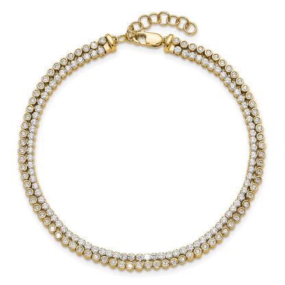 True Origin Lab Grown Diamond VS+ F+ 7 in with 1 in extension Complete Bracelet