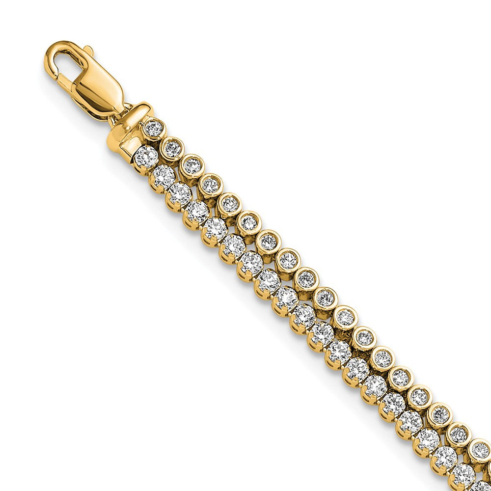 True Origin Lab Grown Diamond VS+ F+ 7 in with 1 in extension Complete Bracelet