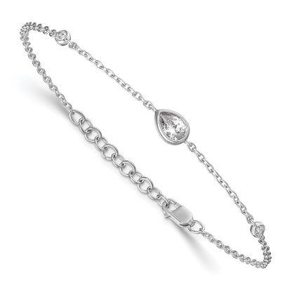 True Origin Lab Grown Diamond VS+ F+ 6.5 in with 1 in extension Complete Bracelet