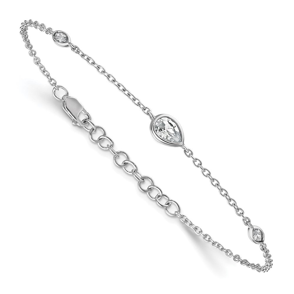 True Origin Lab Grown Diamond VS+ F+ 6.5 in with 1 in extension Complete Bracelet
