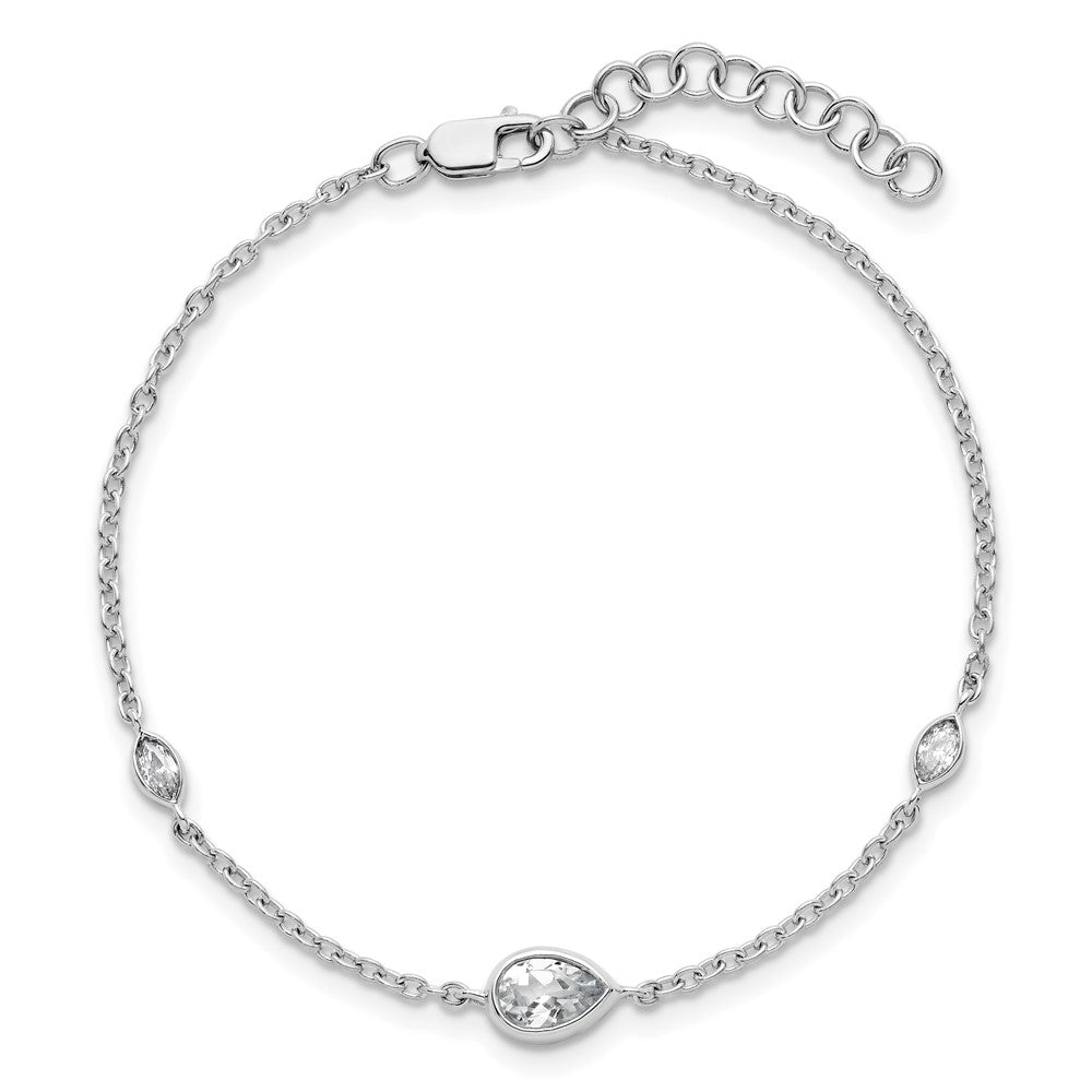 True Origin Lab Grown Diamond VS+ F+ 6.5 in with 1 in extension Complete Bracelet