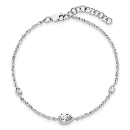 True Origin Lab Grown Diamond VS+ F+ 6.5 in with 1 in extension Complete Bracelet
