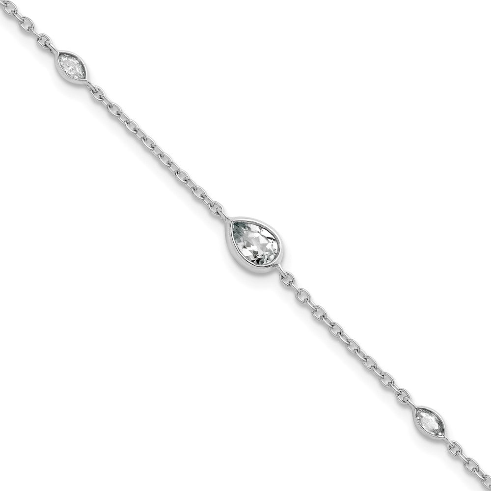 True Origin Lab Grown Diamond VS+ F+ 6.5 in with 1 in extension Complete Bracelet