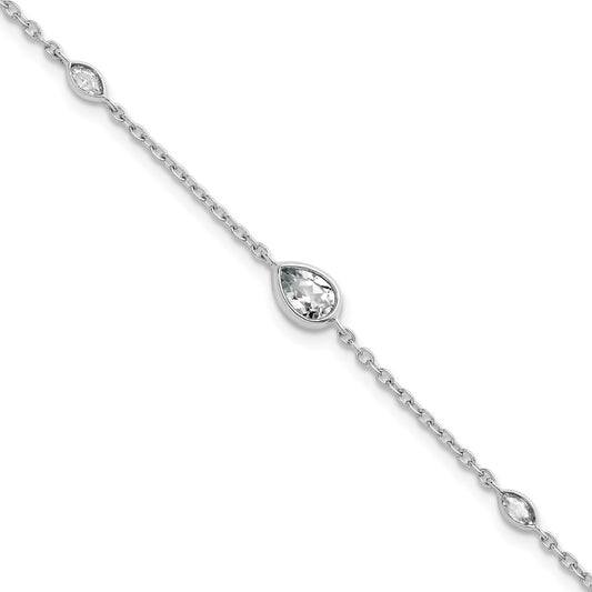 True Origin Lab Grown Diamond VS+ F+ 6.5 in with 1 in extension Complete Bracelet