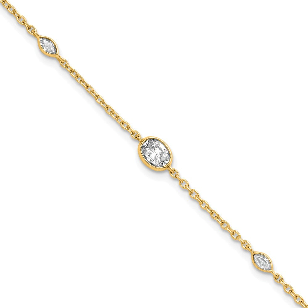 True Origin Lab Grown Diamond VS+ F+ 6.5 in with 1 in extension Complete Bracelet