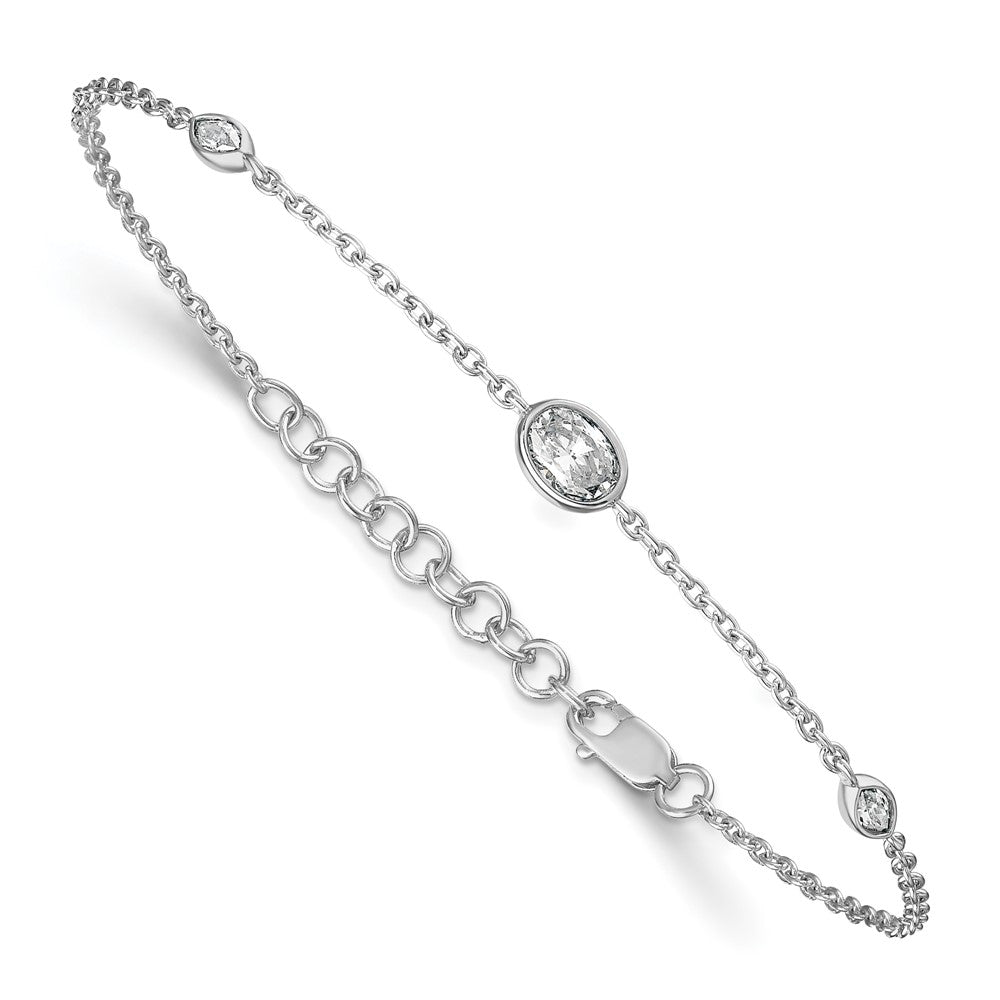 True Origin Lab Grown Diamond VS+ F+ 6.5 in with 1 in extension Complete Bracelet