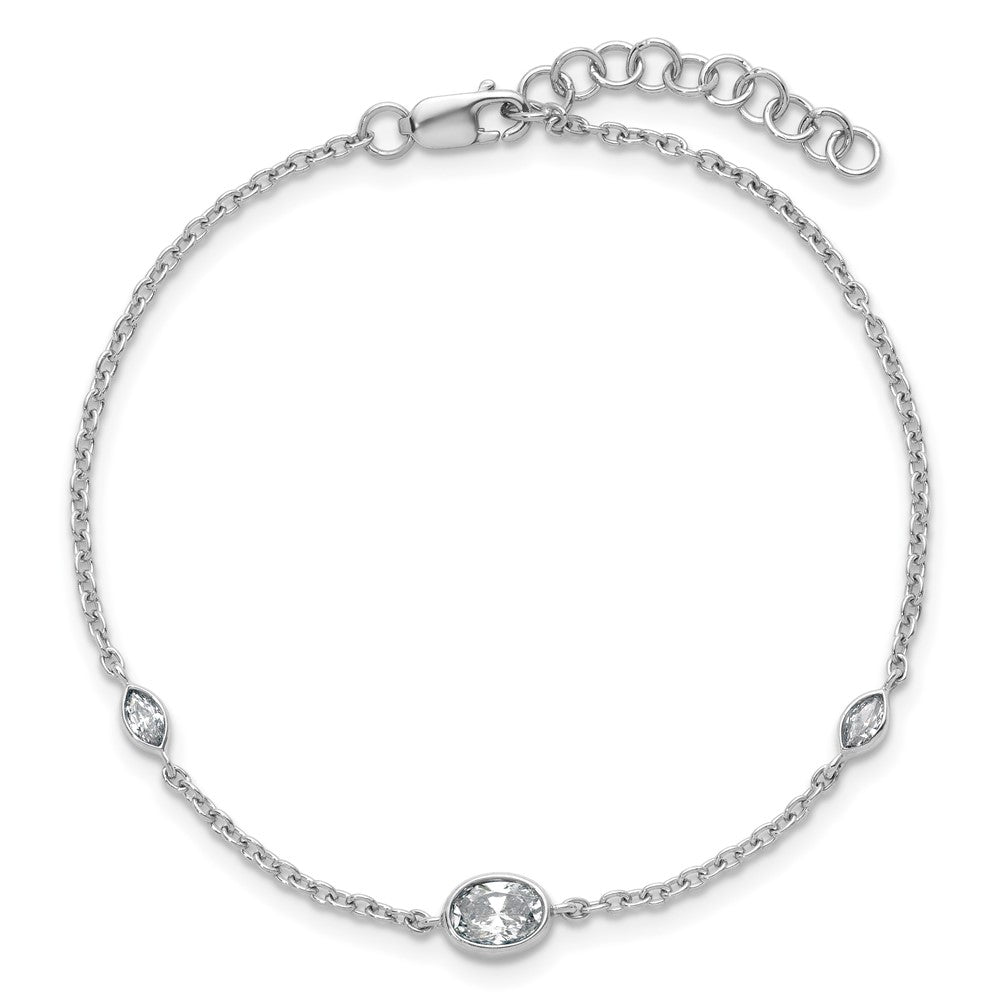 True Origin Lab Grown Diamond VS+ F+ 6.5 in with 1 in extension Complete Bracelet