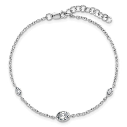 True Origin Lab Grown Diamond VS+ F+ 6.5 in with 1 in extension Complete Bracelet