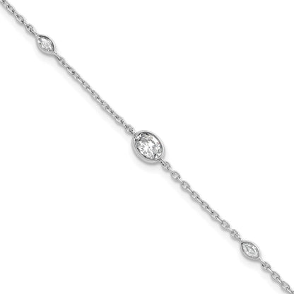 True Origin Lab Grown Diamond VS+ F+ 6.5 in with 1 in extension Complete Bracelet
