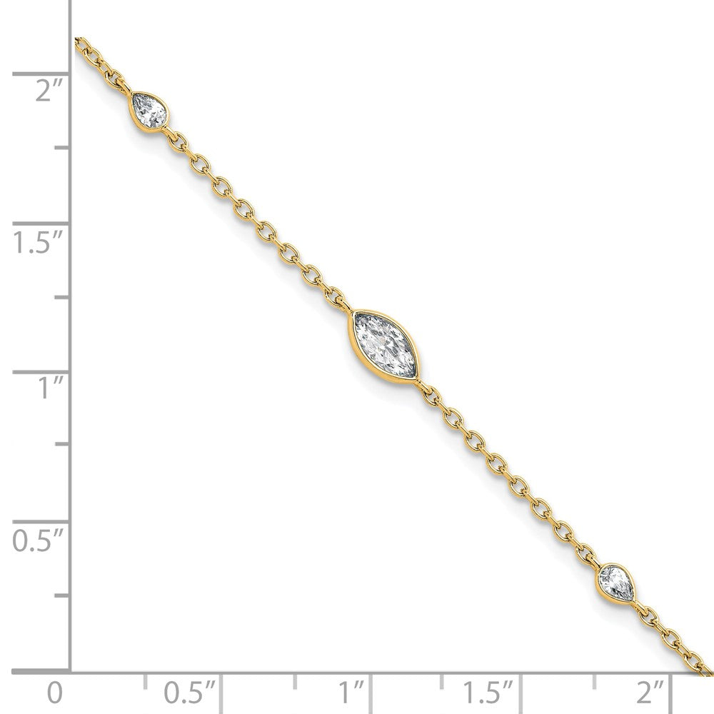 True Origin Lab Grown Diamond VS+ F+ 6.5 in with 1 in extension Complete Bracelet