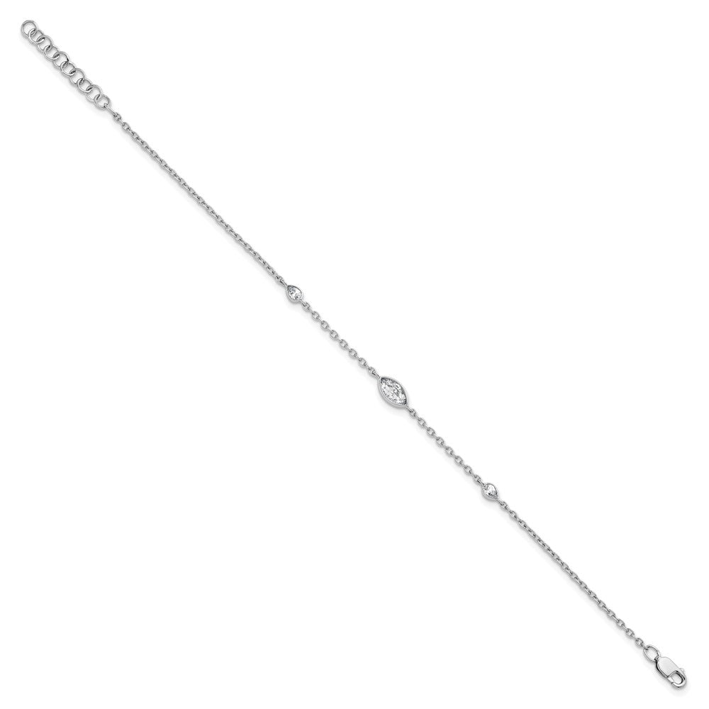 True Origin Lab Grown Diamond VS+ F+ 6.5 in with 1 in extension Complete Bracelet