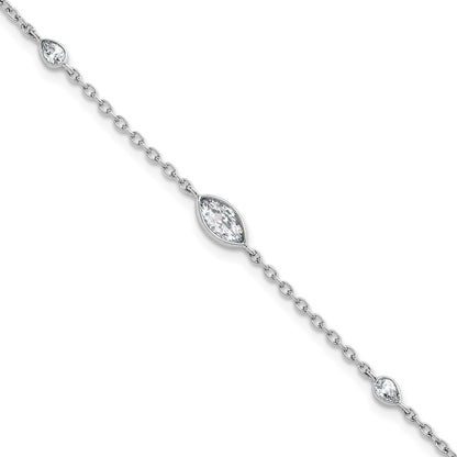 True Origin Lab Grown Diamond VS+ F+ 6.5 in with 1 in extension Complete Bracelet
