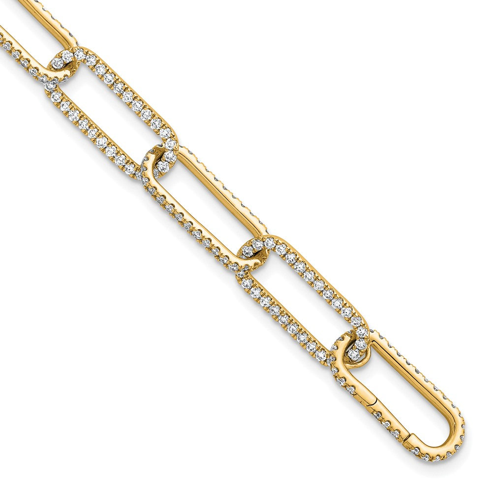 True Origin Lab Grown Diamond VS+ F+ 8 in with 1 in extension Complete Link Bracelet