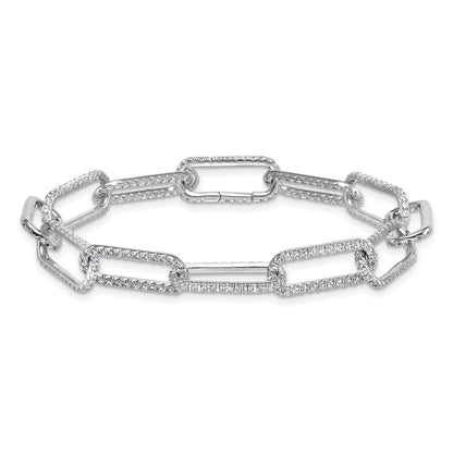 True Origin Lab Grown Diamond VS+ F+ 8 in with 1 in extension Complete Link Bracelet