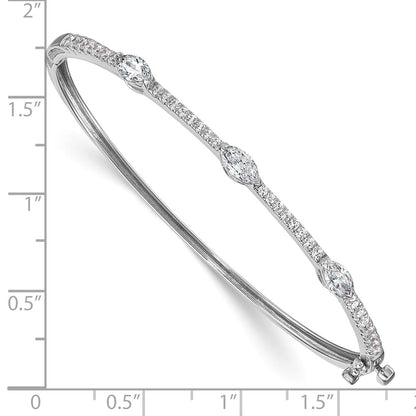 True Origin Lab Grown Diamond VS+ F+ 6.75 in Complete Hinged Bangle