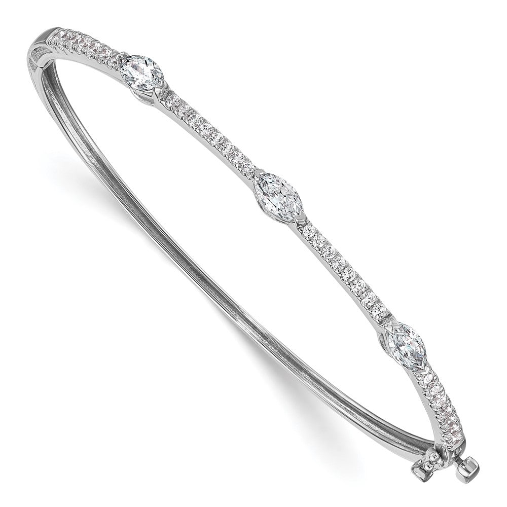 True Origin Lab Grown Diamond VS+ F+ 6.75 in Complete Hinged Bangle